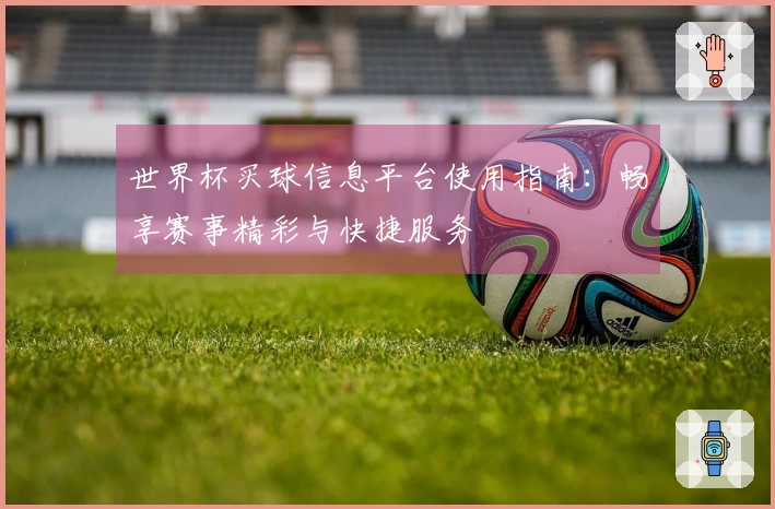 世界杯买球信息平台使用指南：畅享赛事精彩与快捷服务